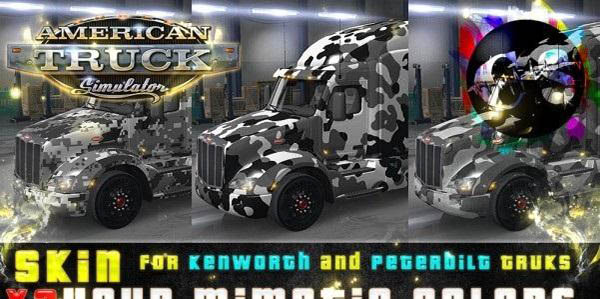 Your Mimetic Colors Skin for Kenworth and Peterbilt v1