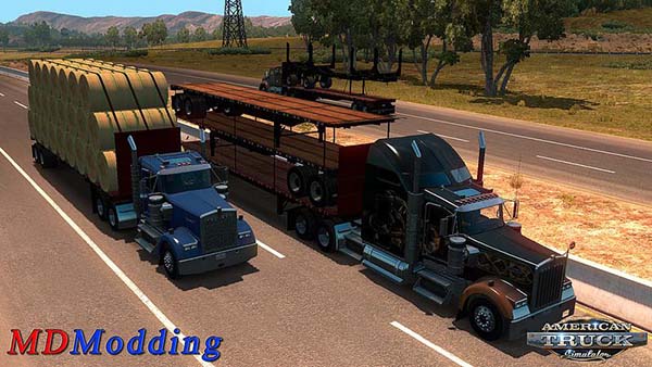 5 News Cargo FlatBed Standalone Ai_Traffic  <strong>Credits:</strong>  SCS MDModding 