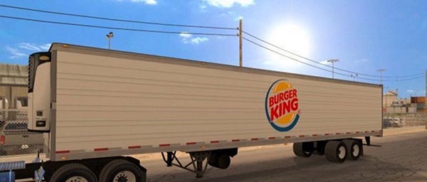 Burger King Reefer Trailer Skin