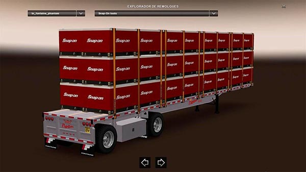 Fontaine Phantom Flatbed Trailers reworked