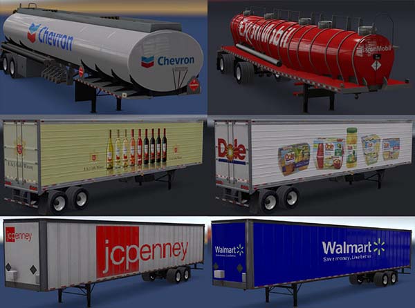 Real Companies & Trailers Pack v1.0