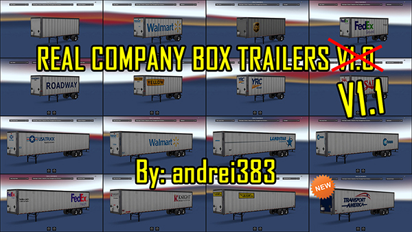 Real Company Box Trailers V1.1