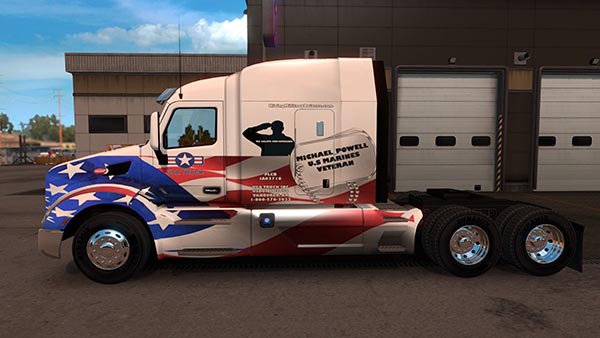 USA Trucks Vets Salute Michael Powell Skin