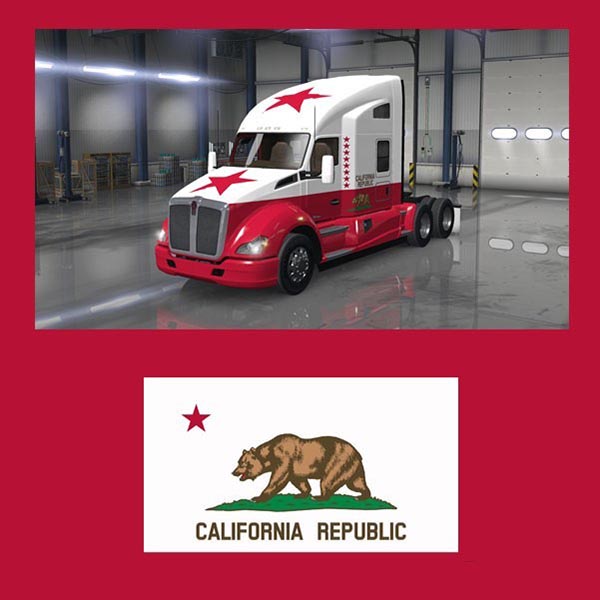 California Republic Skin for Kenworth T680