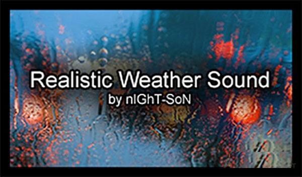 Realistic Weather Sound v1.7.5