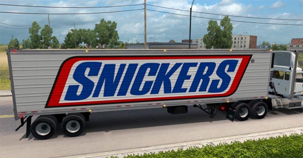 Snickers reefer trailer