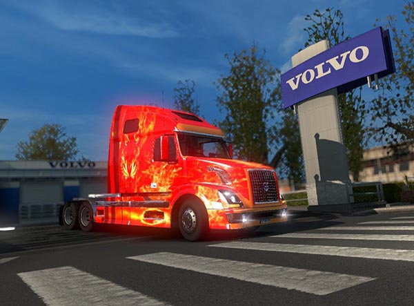 Volvo 670 fire skin